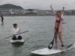 7/18 AM SUP(サップ、スタンドアップパドル)体験スクール付きレンタル  鎌倉ハイサーフ