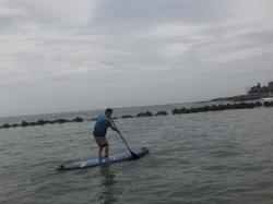 7/18 AM SUP(サップ、スタンドアップパドル)体験スクール付きレンタル  鎌倉ハイサーフ