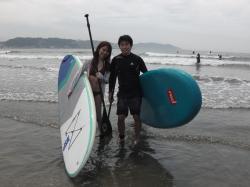 7/18 AM SUP(サップ、スタンドアップパドル)体験スクール付きレンタル  鎌倉ハイサーフ