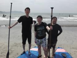 7/18 AM SUP(サップ、スタンドアップパドル)体験スクール付きレンタル  鎌倉ハイサーフ