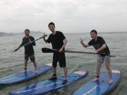 7/18 AM SUP(サップ、スタンドアップパドル)体験スクール付きレンタル  鎌倉ハイサーフ