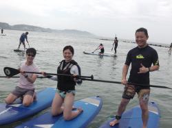 7/18 AM SUP(サップ、スタンドアップパドル)体験スクール付きレンタル  鎌倉ハイサーフ