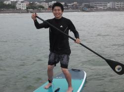 7/18 AM SUP(サップ、スタンドアップパドル)体験スクール付きレンタル  鎌倉ハイサーフ