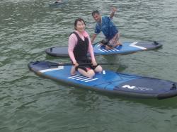 7/18 AM SUP(サップ、スタンドアップパドル)体験スクール付きレンタル 鎌倉ハイサーフ