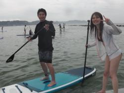 7/18 AM SUP(サップ、スタンドアップパドル)体験スクール付きレンタル 鎌倉ハイサーフ