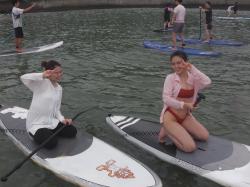 7/18 AM3 SUP(サップ、スタンドアップパドル)体験スクール付きレンタル 鎌倉ハイサーフ