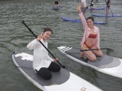7/18 AM3 SUP(サップ、スタンドアップパドル)体験スクール付きレンタル 鎌倉ハイサーフ