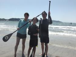 7/23AM3  SUP(サップ、スタンドアップパドル)体験スクール付きレンタル  鎌倉ハイサーフ 