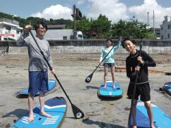 7/23AM3  SUP(サップ、スタンドアップパドル)体験スクール付きレンタル  鎌倉ハイサーフ 