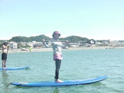 7/24 AM SUP(サップ、スタンドアップパドル)体験スクール付きレンタル  鎌倉ハイサーフ 