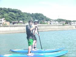 7/24 AM SUP(サップ、スタンドアップパドル)体験スクール付きレンタル  鎌倉ハイサーフ 