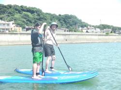 7/24 AM SUP(サップ、スタンドアップパドル)体験スクール付きレンタル  鎌倉ハイサーフ 