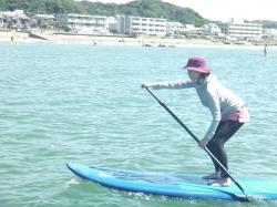 7/24 AM SUP(サップ、スタンドアップパドル)体験スクール付きレンタル  鎌倉ハイサーフ 