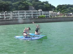7/25 PM2 SUP(サップ、スタンドアップパドル)体験スクール付きレンタル  鎌倉ハイサーフ 