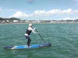 7/25 PM2 SUP(サップ、スタンドアップパドル)体験スクール付きレンタル  鎌倉ハイサーフ 