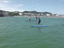 7/27 PM1 SUP(サップ、スタンドアップパドル)体験スクール付きレンタル 鎌倉ハイサーフ