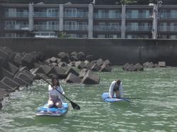 7/27 PM1 SUP(サップ、スタンドアップパドル)体験スクール付きレンタル 鎌倉ハイサーフ