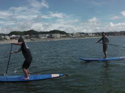 7/28 AM SUP(サップ、スタンドアップパドル)体験スクール付きレンタル 鎌倉ハイサーフ