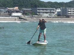 7/30 AM1  SUP(サップ、スタンドアップパドル)体験スクール付きレンタル 鎌倉ハイサーフ