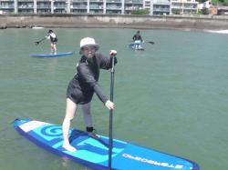 7/30 AM1  SUP(サップ、スタンドアップパドル)体験スクール付きレンタル 鎌倉ハイサーフ