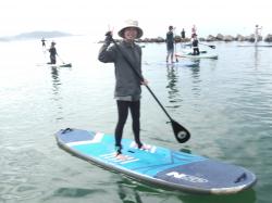 8/7 AM２ SUP(サップ、スタンドアップパドル)体験スクール付きレンタル 鎌倉ハイサーフ