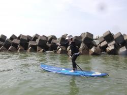 8/9 AM SUP(サップ、スタンドアップパドル)体験スクール付きレンタル  鎌倉ハイサーフ
