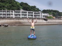8/9 AM SUP(サップ、スタンドアップパドル)体験スクール付きレンタル  鎌倉ハイサーフ