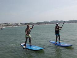 8/9 AM SUP(サップ、スタンドアップパドル)体験スクール付きレンタル  鎌倉ハイサーフ