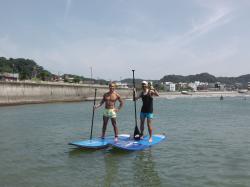 8/9 AM SUP(サップ、スタンドアップパドル)体験スクール付きレンタル  鎌倉ハイサーフ