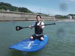 8/10 AM SUP(サップ、スタンドアップパドル)体験スクール付きレンタル　鎌倉ハイサーフ