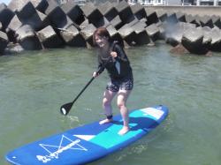 8/10 AM SUP(サップ、スタンドアップパドル)体験スクール付きレンタル　鎌倉ハイサーフ