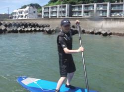 8/10 AM SUP(サップ、スタンドアップパドル)体験スクール付きレンタル　鎌倉ハイサーフ
