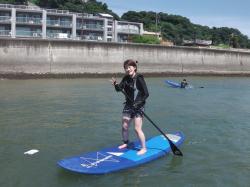 8/10 AM SUP(サップ、スタンドアップパドル)体験スクール付きレンタル　鎌倉ハイサーフ
