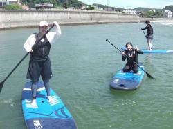 8/10 AM SUP(サップ、スタンドアップパドル)体験スクール付きレンタル　鎌倉ハイサーフ