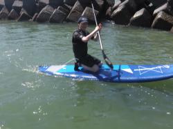 8/10 AM SUP(サップ、スタンドアップパドル)体験スクール付きレンタル　鎌倉ハイサーフ