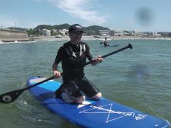 8/10 AM SUP(サップ、スタンドアップパドル)体験スクール付きレンタル　鎌倉ハイサーフ