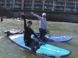 8/10  PM SUP(サップ、スタンドアップパドル)体験スクール付きレンタル  鎌倉ハイサーフ