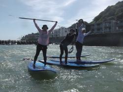 8/10  PM SUP(サップ、スタンドアップパドル)体験スクール付きレンタル  鎌倉ハイサーフ