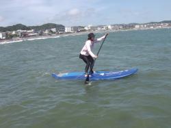 8/10  PM SUP(サップ、スタンドアップパドル)体験スクール付きレンタル  鎌倉ハイサーフ
