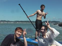 8/10  PM SUP(サップ、スタンドアップパドル)体験スクール付きレンタル  鎌倉ハイサーフ