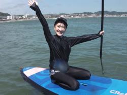 8/10  PM SUP(サップ、スタンドアップパドル)体験スクール付きレンタル  鎌倉ハイサーフ