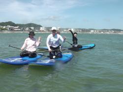 8/10  PM SUP(サップ、スタンドアップパドル)体験スクール付きレンタル  鎌倉ハイサーフ