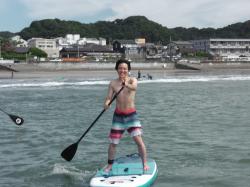 8/11AM  SUP(サップ、スタンドアップパドル)体験スクール付きレンタル 鎌倉ハイサーフ