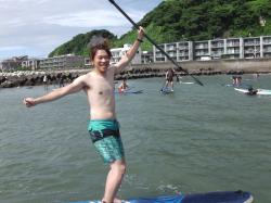 8/11AM  SUP(サップ、スタンドアップパドル)体験スクール付きレンタル 鎌倉ハイサーフ