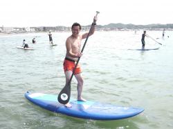 8/11 AM3 SUP(サップ、スタンドアップパドル)体験スクール付きレンタル  鎌倉ハイサーフ
