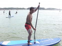 8/11 AM3 SUP(サップ、スタンドアップパドル)体験スクール付きレンタル  鎌倉ハイサーフ