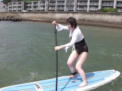 8/11 AM3 SUP(サップ、スタンドアップパドル)体験スクール付きレンタル  鎌倉ハイサーフ