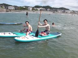 8/11 AM3 SUP(サップ、スタンドアップパドル)体験スクール付きレンタル  鎌倉ハイサーフ