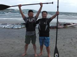 8/11 PM SUP(サップ、スタンドアップパドル)体験スクール付きレンタル  鎌倉ハイサーフ