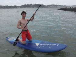 8/12 AM SUP(サップ、スタンドアップパドル)体験スクール付きレンタル 鎌倉ハイサーフ